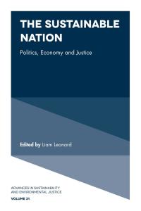 Cover image: The Sustainable Nation 9781787433809