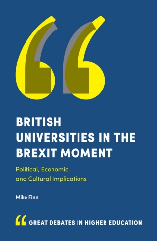 Cover image: British Universities in the Brexit Moment 9781787437432