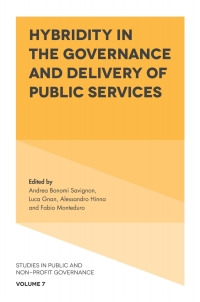 Titelbild: Hybridity in the Governance and Delivery of Public Services 9781787437708