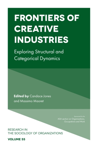 Cover image: Frontiers of Creative Industries 9781787437746