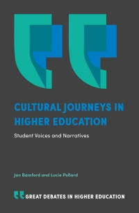 Omslagafbeelding: Cultural Journeys in Higher Education 9781787438590