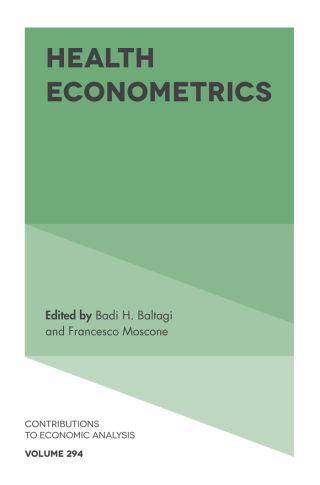 Cover image: Health Econometrics 9781787145429