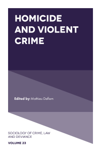 Immagine di copertina: Homicide and Violent Crime 9781787148765