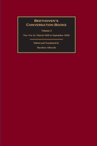 Titelbild: Beethoven's Conversation Books Volume 2 1st edition 9781783271511