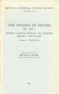 表紙画像: The Diocese of Exeter in 1821 1st edition 9780901853066