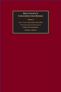 Cover image: Beethoven's Conversation Books Volume 3 1st edition 9781783271528