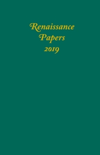 Imagen de portada: Renaissance Papers 2019 1st edition 9781640140837