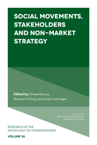 Cover image: Social Movements, Stakeholders and Non-Market Strategy 9781787543522