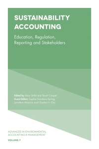 Cover image: Sustainability Accounting 9781787548893