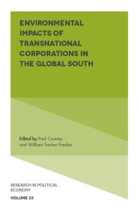 Omslagafbeelding: Environmental Impacts of Transnational Corporations in the Global South 9781787560352
