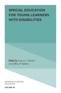 صورة الغلاف: Special Education for Young Learners with Disabilities 9781787560413