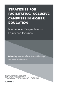 Titelbild: Strategies for Facilitating Inclusive Campuses in Higher Education 9781787560659