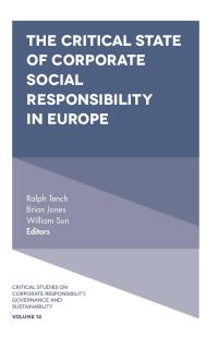 Immagine di copertina: The Critical State of Corporate Social Responsibility in Europe 9781787561502