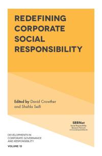 Omslagafbeelding: Redefining Corporate Social Responsibility 9781787561625