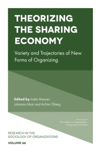 表紙画像: Theorizing the Sharing Economy 9781787561809