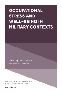 Omslagafbeelding: Occupational Stress and Well-Being in Military Contexts 9781787561847