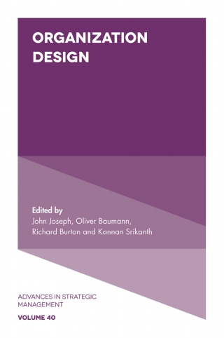 Imagen de portada: Organization Design 9781787563308