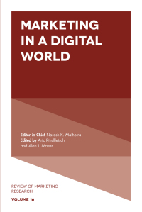 Cover image: Marketing in a Digital World 9781787563407