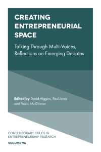 Cover image: Creating Entrepreneurial Space 9781787563728