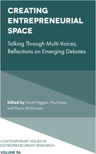 Cover image: Creating Entrepreneurial Space 9781787563728