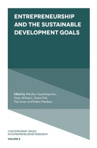Cover image: Entrepreneurship and the Sustainable Development Goals 9781787563766