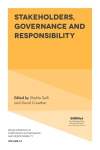 Imagen de portada: Stakeholders, Governance and Responsibility 9781787563803