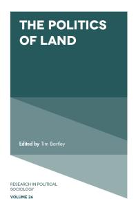 表紙画像: The Politics of Land 9781787564282