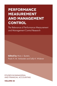 Titelbild: Performance Measurement and Management Control 9781787564701