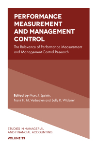 صورة الغلاف: Performance Measurement and Management Control 9781787564701