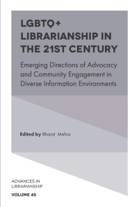 Cover image: LGBTQ  Librarianship in the 21st Century 9781787564749