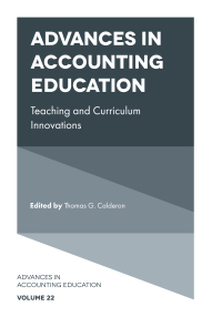 Cover image: Advances in Accounting Education 9781787565401