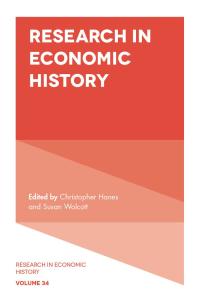 Omslagafbeelding: Research in Economic History 9781787565821