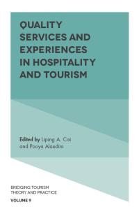 Imagen de portada: Quality Services and Experiences in Hospitality and Tourism 9781787563841