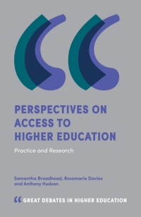 Cover image: Perspectives on Access to Higher Education 9781787569942
