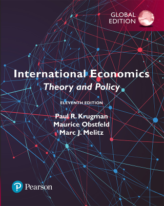 Cover image: International Economics: Theory and Policy, Global Edition 11th edition 9781292214870