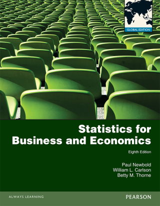 Cover image: Statistics for Business and Economics: Global Edition 8th edition 9780273767060