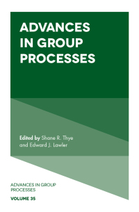 Cover image: Advances in Group Processes 9781787690141