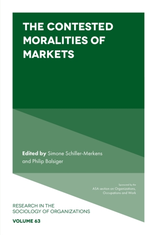 Imagen de portada: The Contested Moralities of Markets 9781787691209