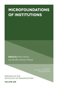 Cover image: Microfoundations of Institutions 9781787691285