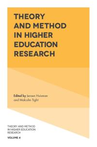 Cover image: Theory and Method in Higher Education Research 9781787692787