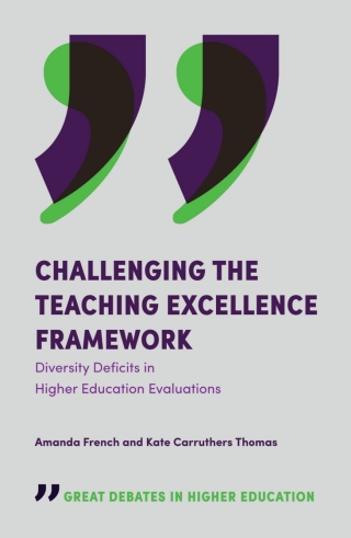 Cover image: Challenging the Teaching Excellence Framework 9781787695368
