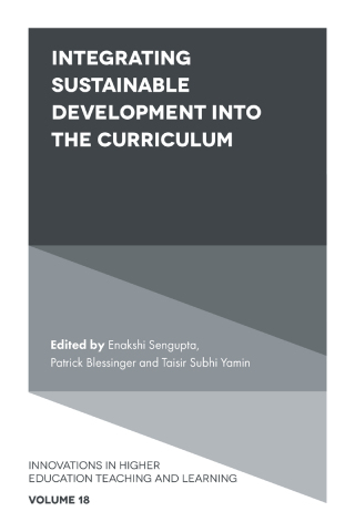 صورة الغلاف: Integrating Sustainable Development into the Curriculum 1st edition 9781787699427