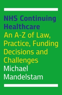 Cover image: NHS Continuing Healthcare 9781787751620