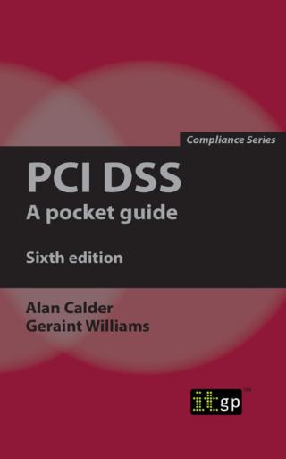 Cover image: PCI DSS: A pocket guide, sixth edition 6th edition 9781787781627