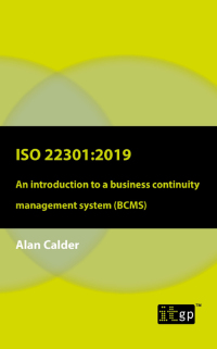Cover image: ISO22301: 2019 - An introduction to a business continuity management system (BCMS) 1st edition 9781787782273
