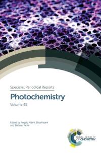 Imagen de portada: Photochemistry 1st edition 9781788010061