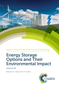 表紙画像: Energy Storage Options and Their Environmental Impact 1st edition 9781788013994