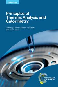 Cover image: Principles of Thermal Analysis and Calorimetry 2nd edition 9781782620518