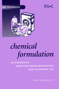 Cover image: Chemical Formulation 1st edition 9780854046355