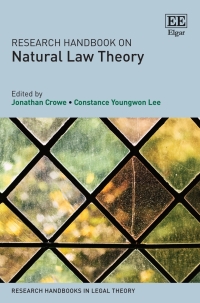 Cover image: Research Handbook on Natural Law Theory 1st edition 9781788110037